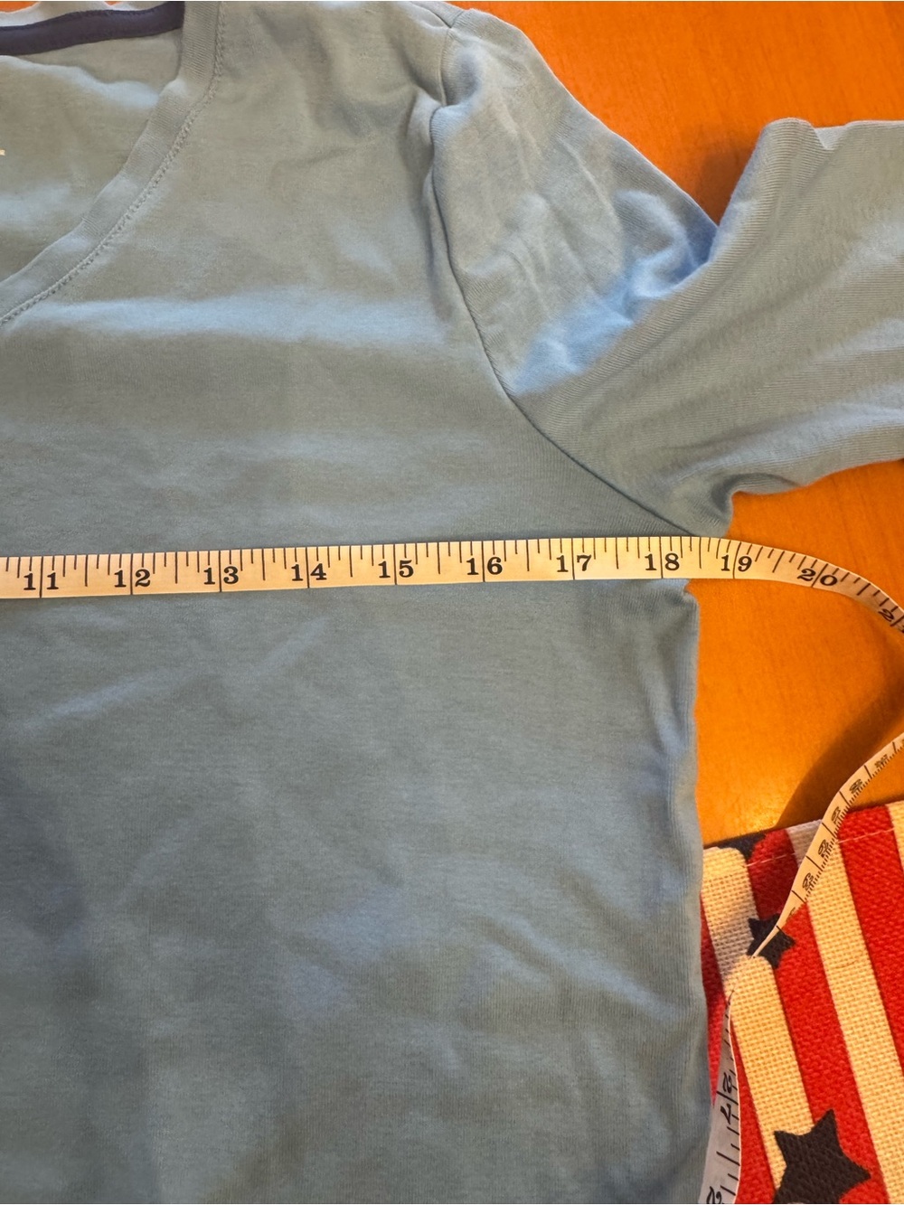 The Talbots Tee in Light Blue - Picture 5 of 7